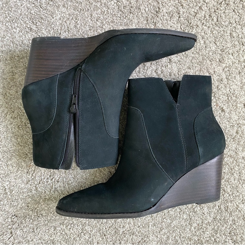 Wedge Ankle Boots by Crown Vintage